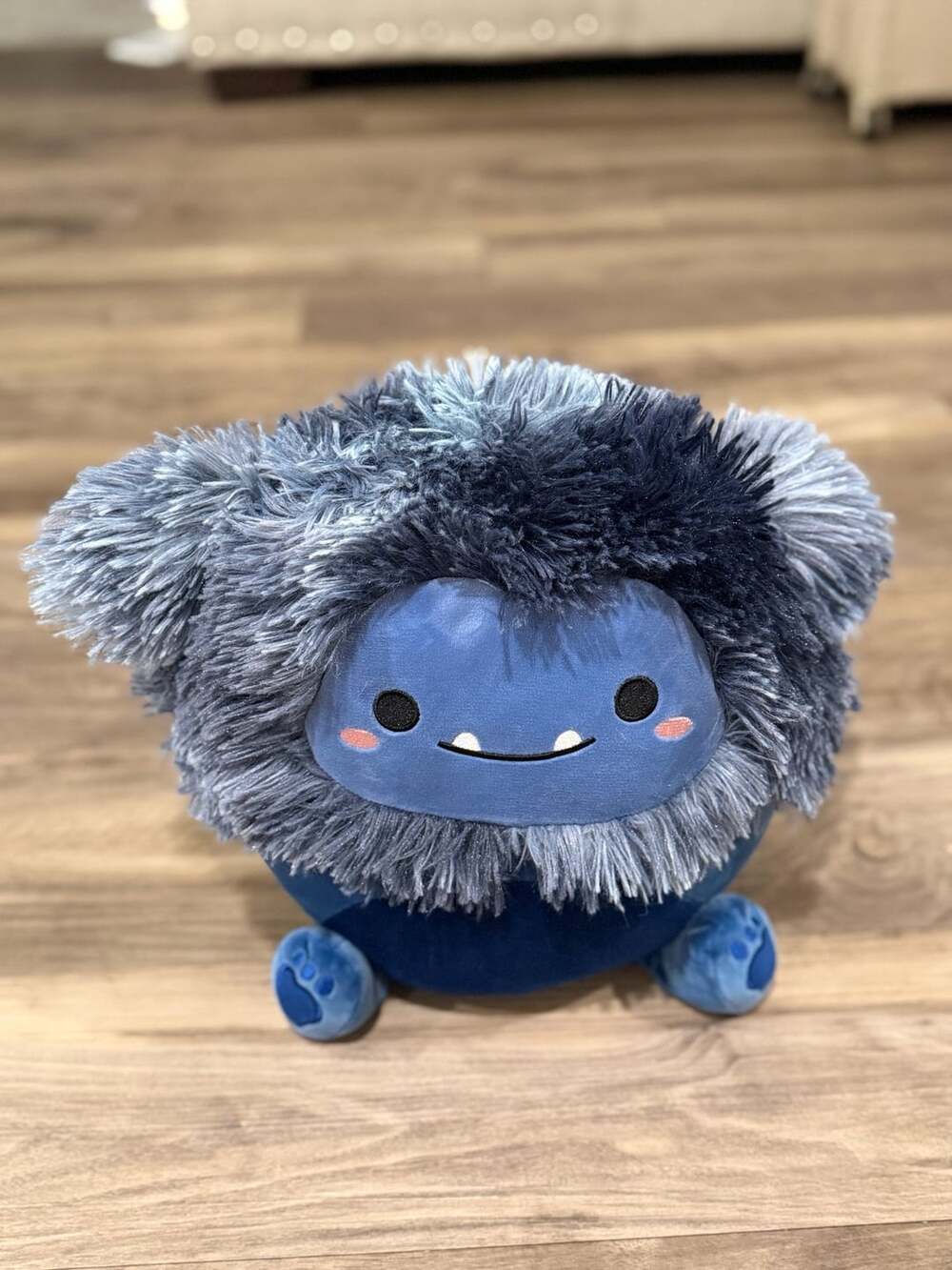 Squishmallows Dani The Navy Blue Bigfoot Plush